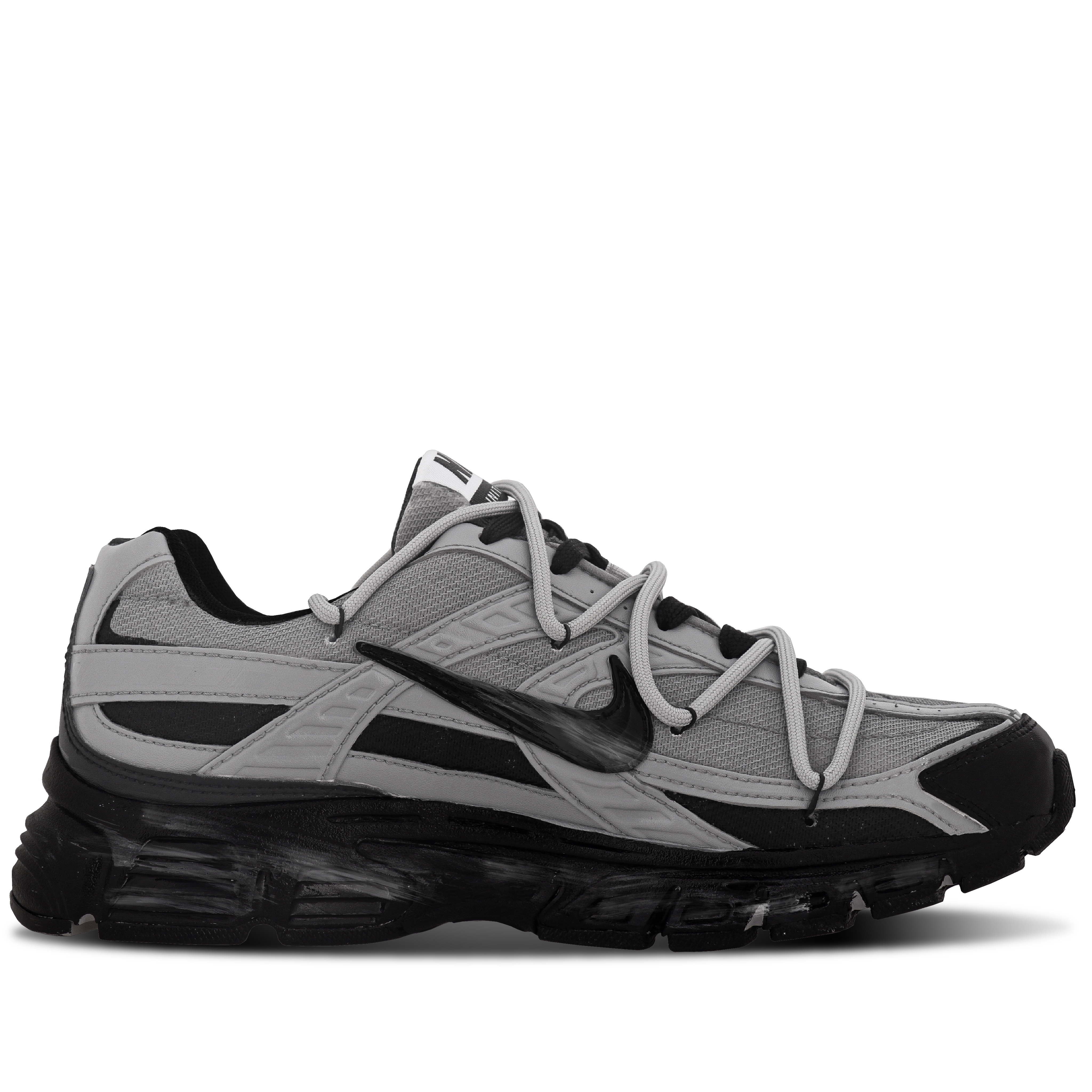 Nike Initiator Fabric Cushioning Breathable Support Low top Casual City Commuting Running Shoes Unisex Black Gray