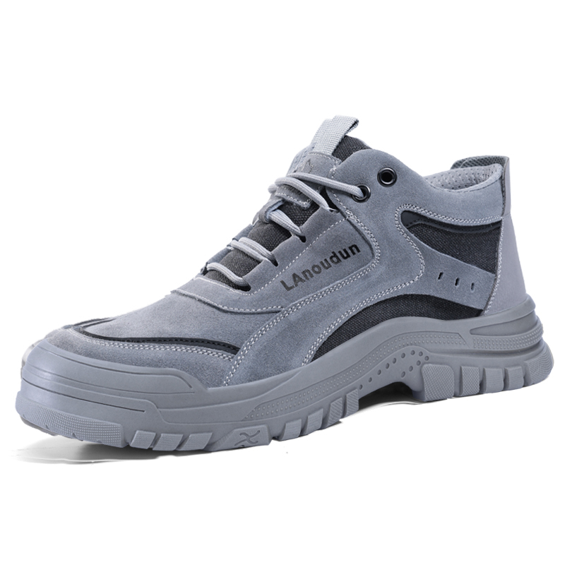 LANOUDUN Cushioning, Wear Resistant Low top Outdoor Shoes Unisex Gray