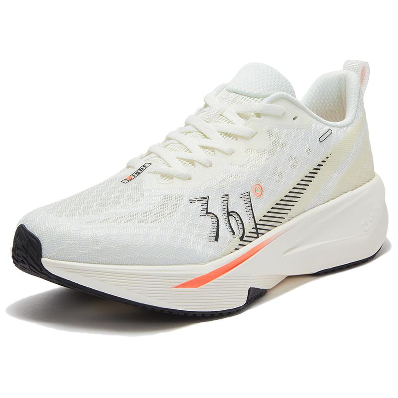 361° Slip Resistant Abrasion Resistant Low top Casual Running Shoes Men’s White Orange