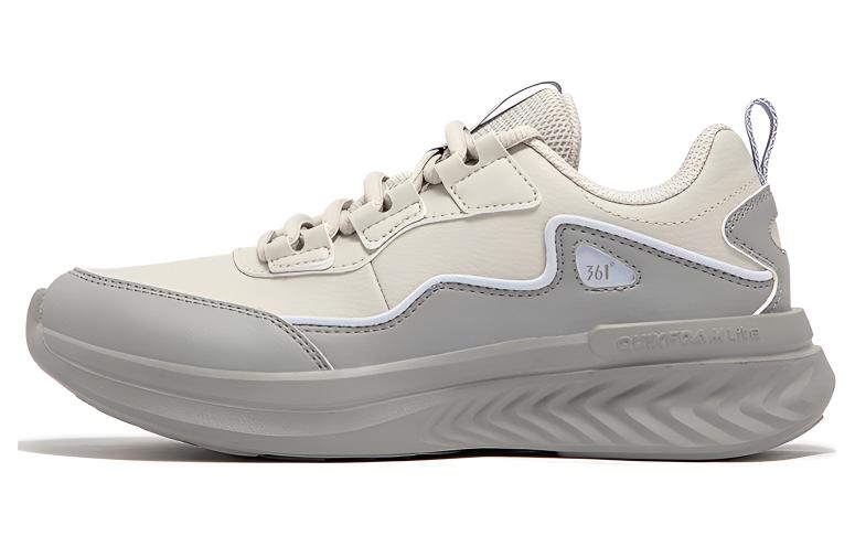 361° Abrasion Resistant Breathable Low top Running Shoes Women’s Beige Gray