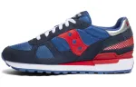 Saucony Shadow Original Vintage Mesh Non slip Lightweight Low top Running Shoes Men's Dark Blue Red