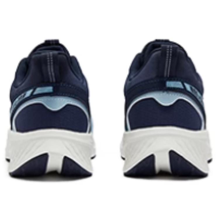 361° Mesh, Synthetic Leather Cushioning Slip Resistant Rebound Low top Casual Sprint Running Shoes Men’s Blue