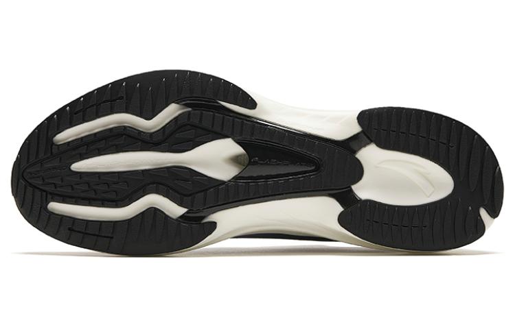 Anta Road Run Mesh Cushioning Slip Resistant Abrasion Resistant Rebound Low top Running Shoes Men’s White Black