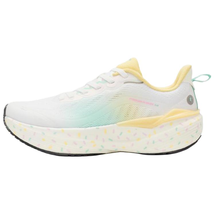 QIAODAN Wixing 14 Running Shoes Women’s Low Top Jordan White, Orchid Pink