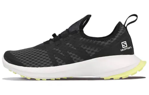 SALOMON Comfortable Fabric Abrasion Resistant Low top Running Shoes Men's Black