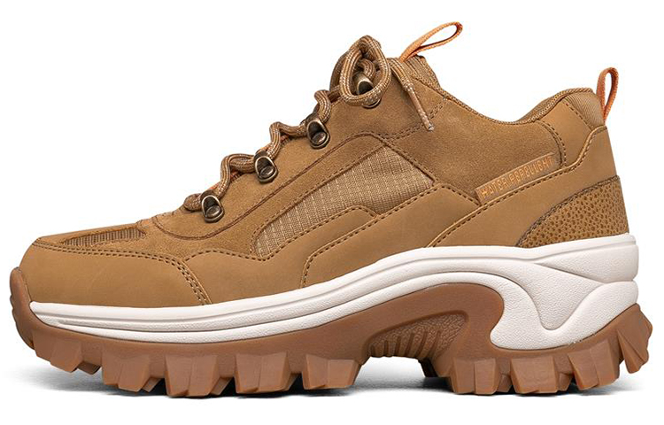 Skechers Street Blo Textile, Synthetic Leather Low top Running Shoes Women's Chestnut