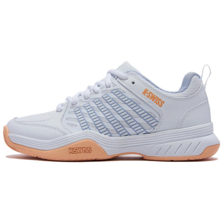 K·SWISS Textile, Synthetic Leather Low top Running Shoes Women’s White Gray