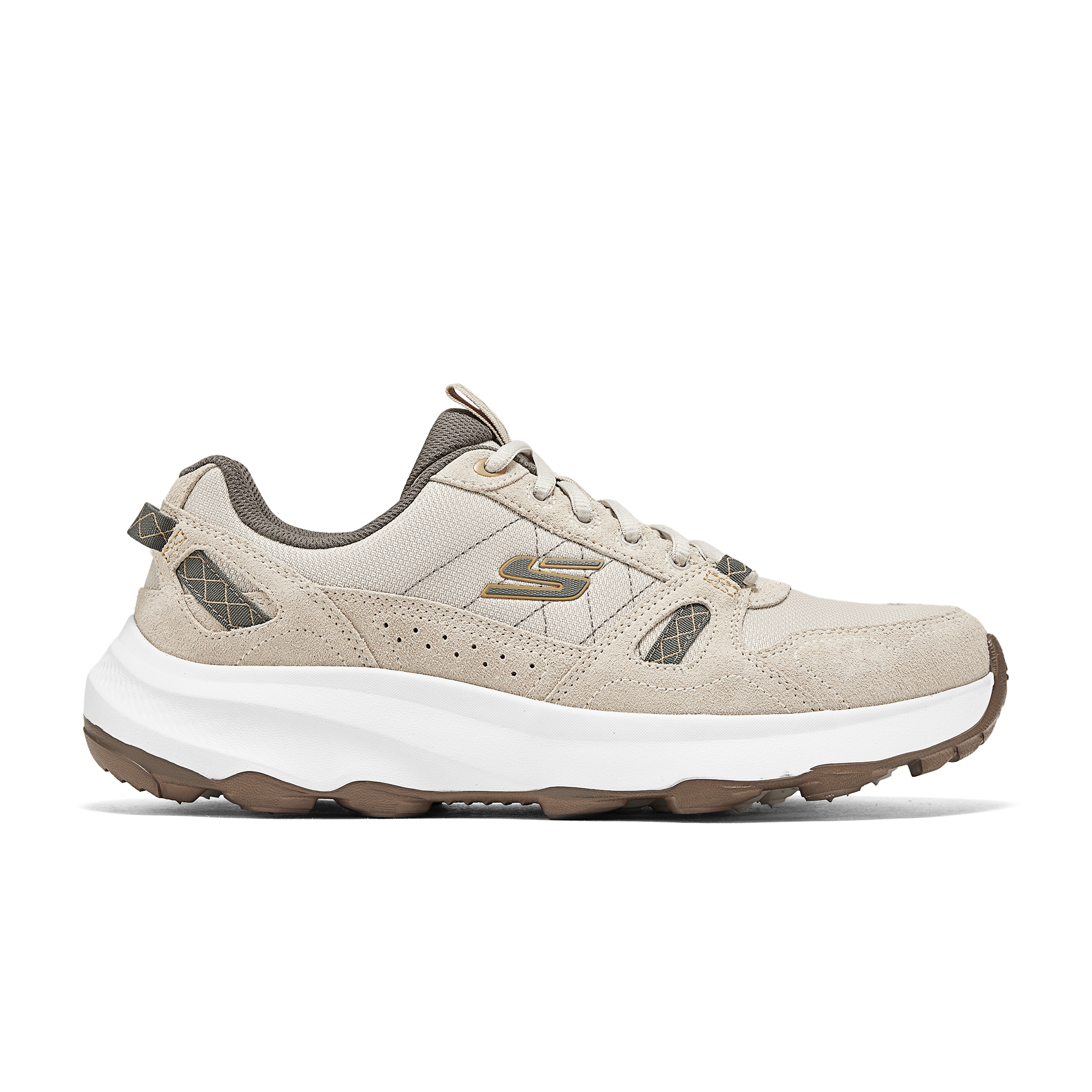 Skechers Ridge Oak Comfortable Low top Outdoor Shoes Men’s Beige Gray