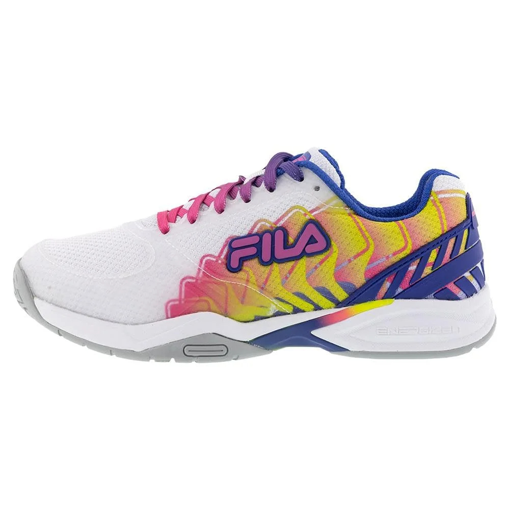 FILA Volley Zone Low top Running Shoes Women's White Red Blue