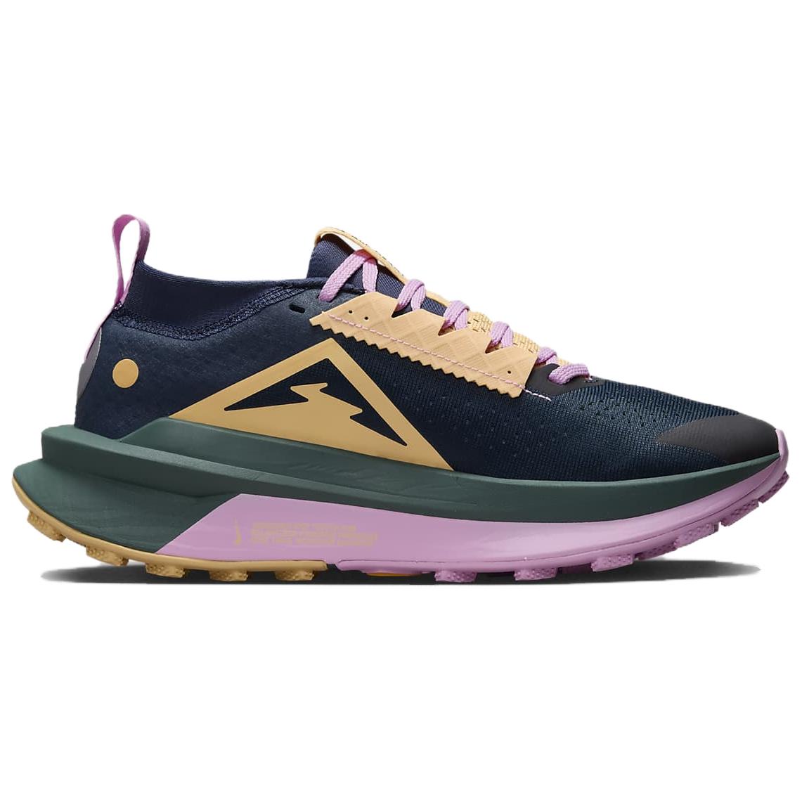 Nike ZoomX Zegama 2 Armory Navy Celestial Gold Vintage Green Metallic Silver Women’s