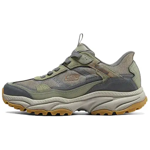 Skechers OUTDOOR MENS Abrasion Resistant Abrasion Resistant Low top Outdoor Shoes Men's Olive Gray