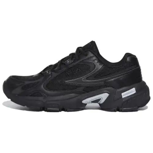FILA Abrasion Resistant Abrasion Resistant Low top Running Shoes Unisex Black