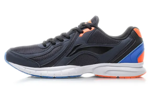 Li Ning Breathable And Lightweight Low top Running Shoes Unisex Midnight Blue