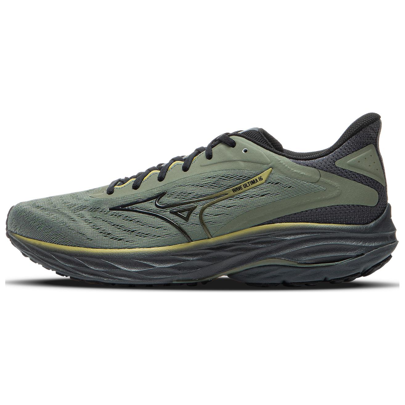 Mizuno Slip Resistant Abrasion Resistant Low top Running Shoes Men’s Dark Gray