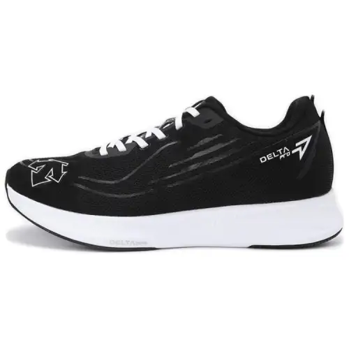 DESCENTE Delta Pro Cushioning Slip Resistant Low top Running Shoes Unisex Black