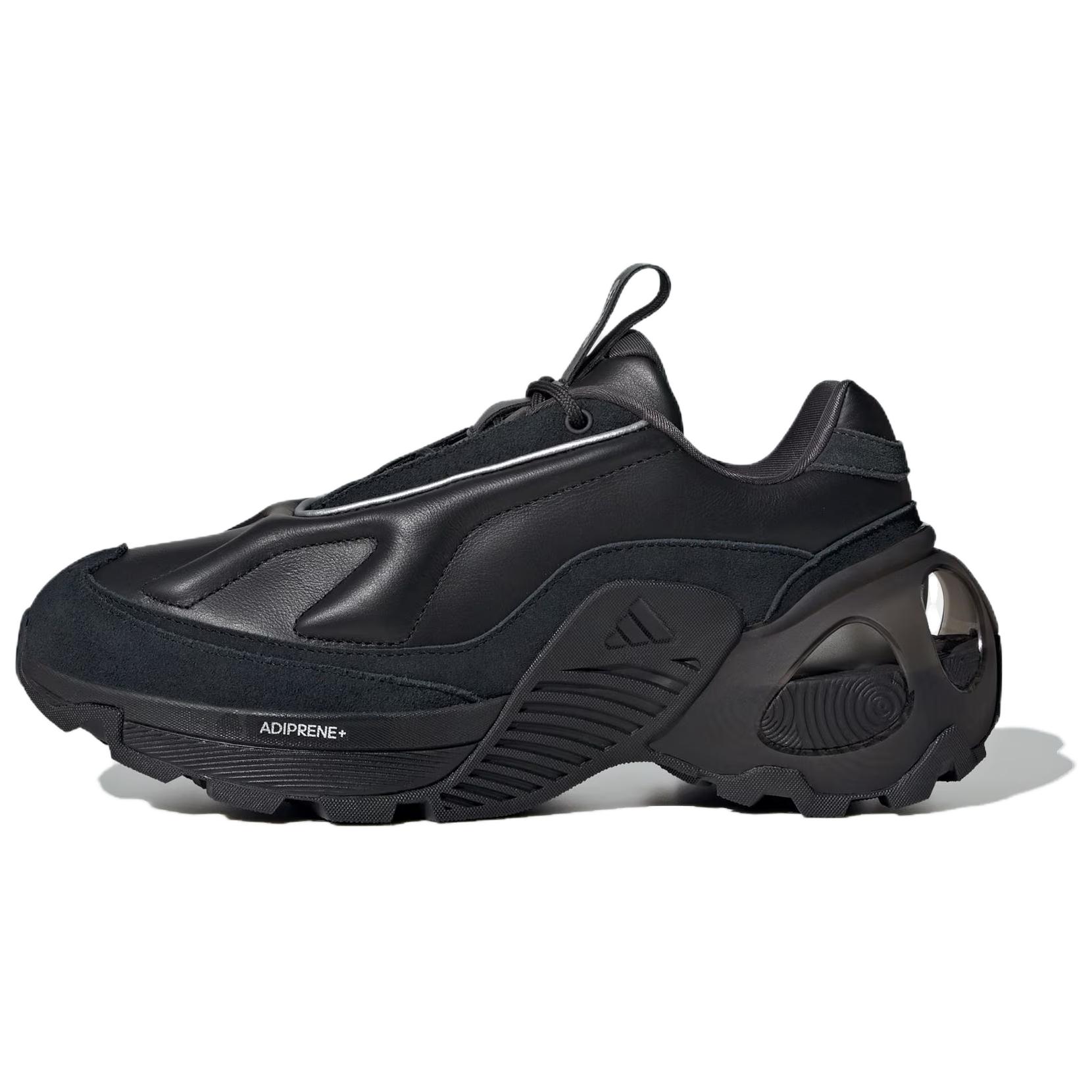 Adidas Wonder Runner Slip Resistant Abrasion Resistant Low top Running Shoes Unisex Black