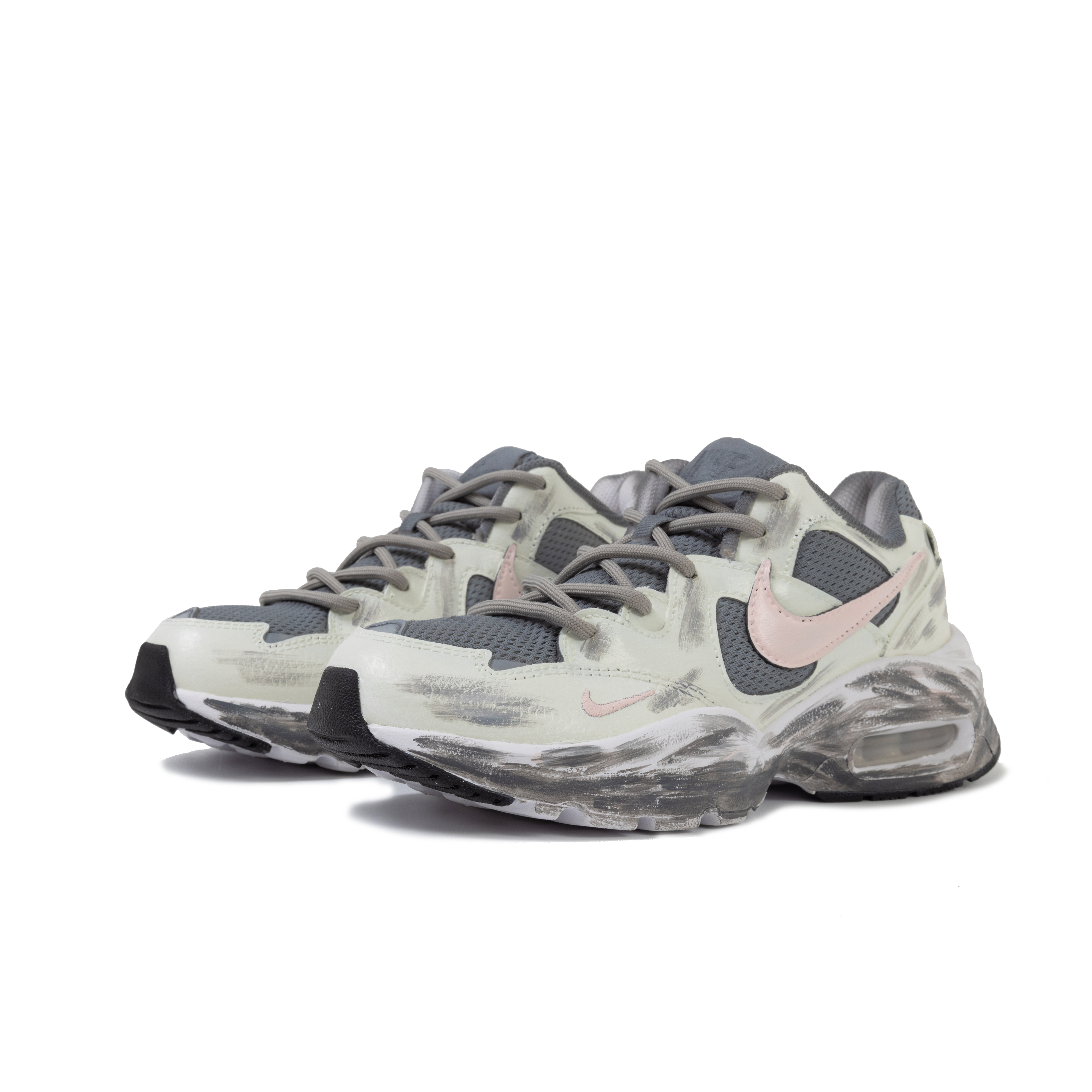 Nike Air Max Fusion Low top Running Shoes Unisex Gray Pink