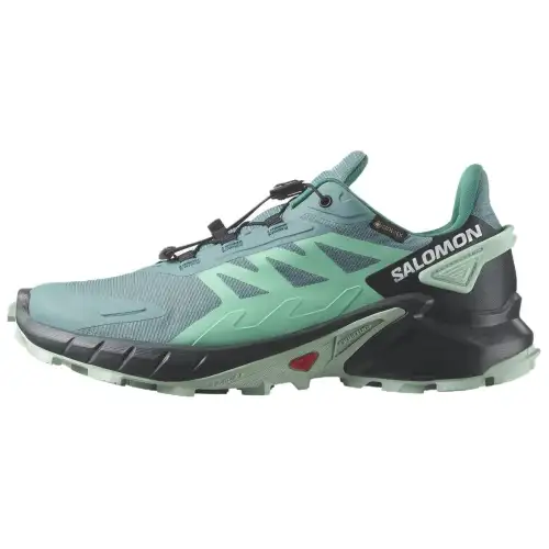 SALOMON Supercross 4 Cushioning, Wear Resistant Low top Running Shoes Women's Green