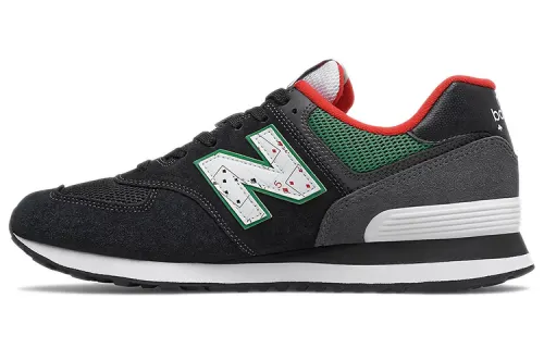 574 New Balance 'Playing Card - Black Varsity Green'