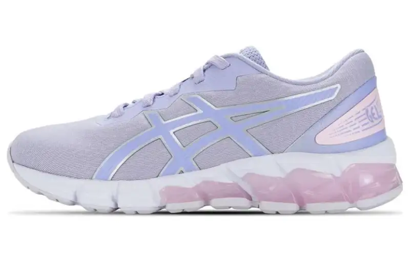 Asics Gel Quantum 180 Textile, Synthetic Leather Low top Running Shoes Women's Lilac