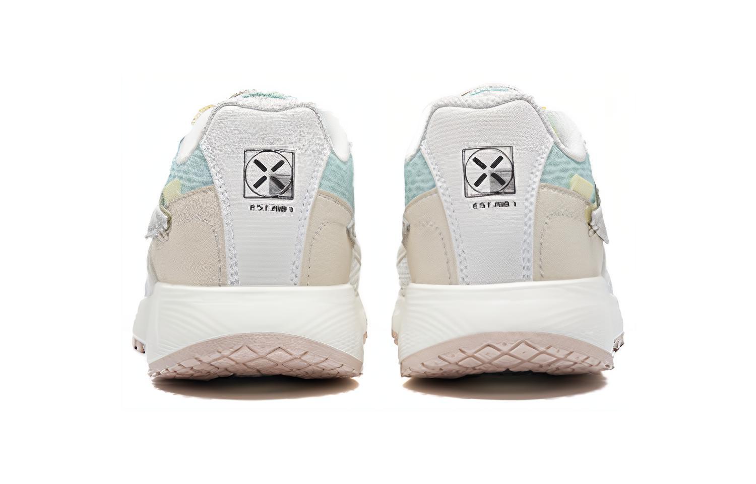 XTEP Vintage New 70 Synthetic Leather Cushioning Slip Resistant Abrasion Resistant Low top Running Shoes Women’s