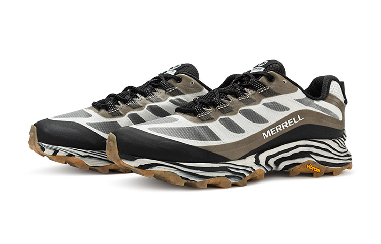 MERRELL Moab Speed Fashion Slip Resistant Abrasion Resistant Low top Outdoor Shoes Men’s Black White