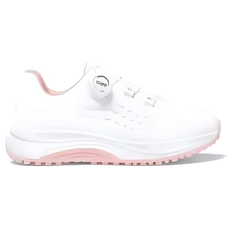 PGM Microfiber Leather Low top Slip Resistant Abrasion Resistant Golf Shoes Women’s White Pink