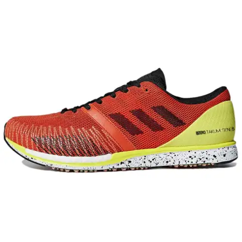 Adidas Adizero Breathable Low top Running Shoes Unisex Orange Yellow