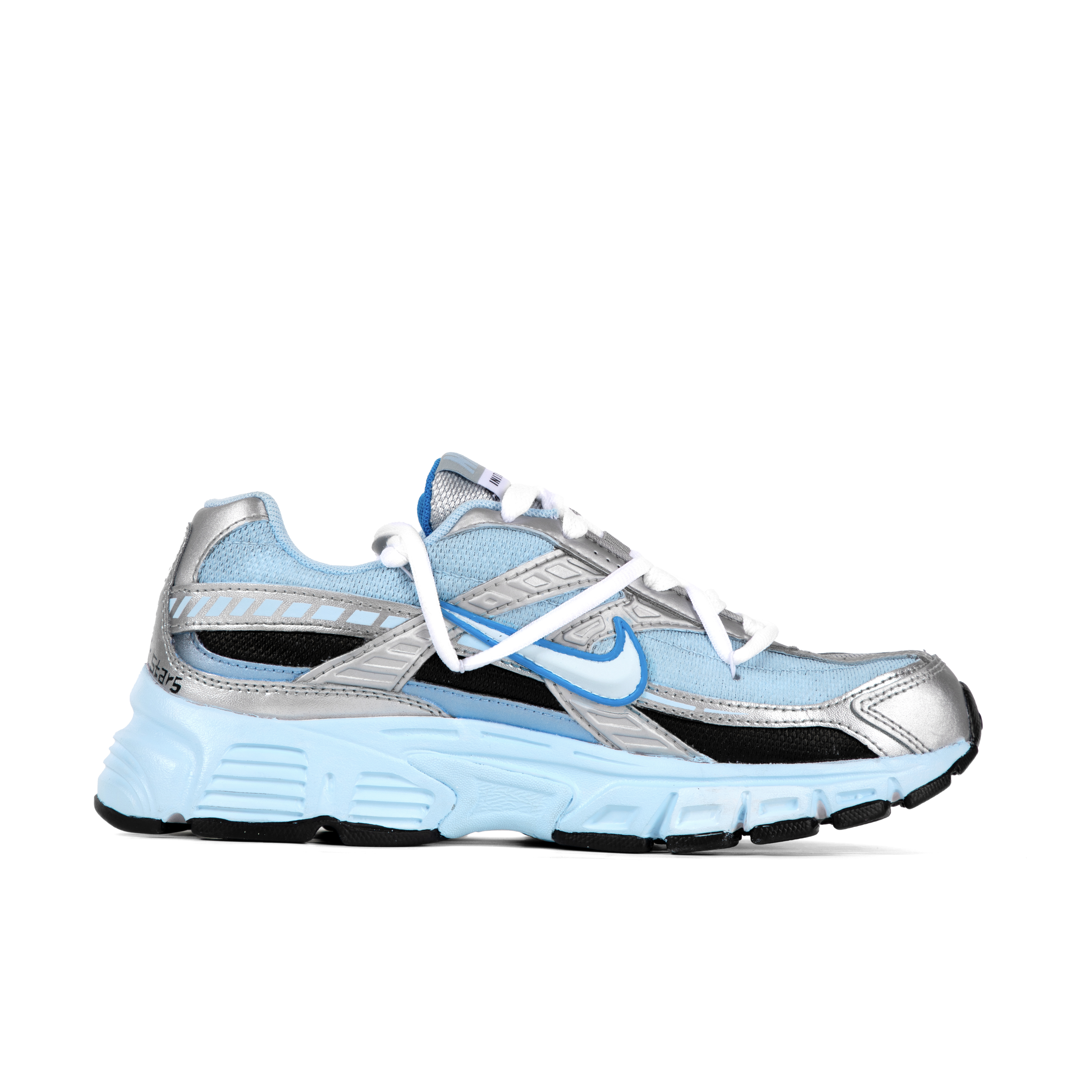 Nike Initiator Cushioning Slip Resistant Abrasion Resistant Low top Casual Running Shoes Women’s Blue Black Silver