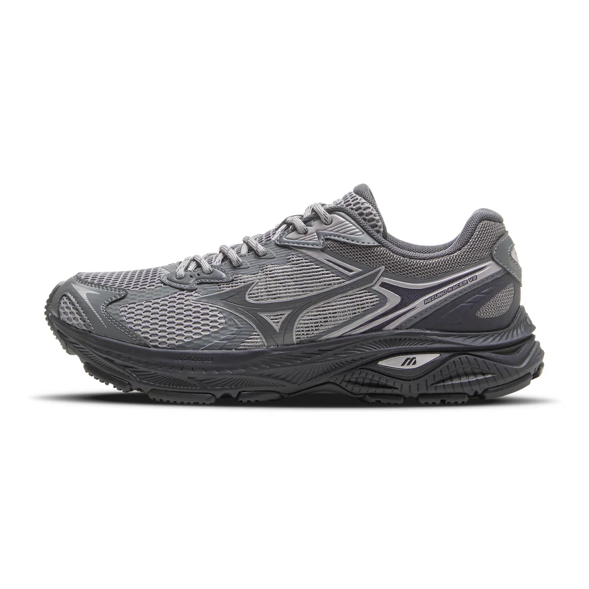 Mizuno RACER V2 Low top Sprint Running Shoes Unisex Carbon Gray