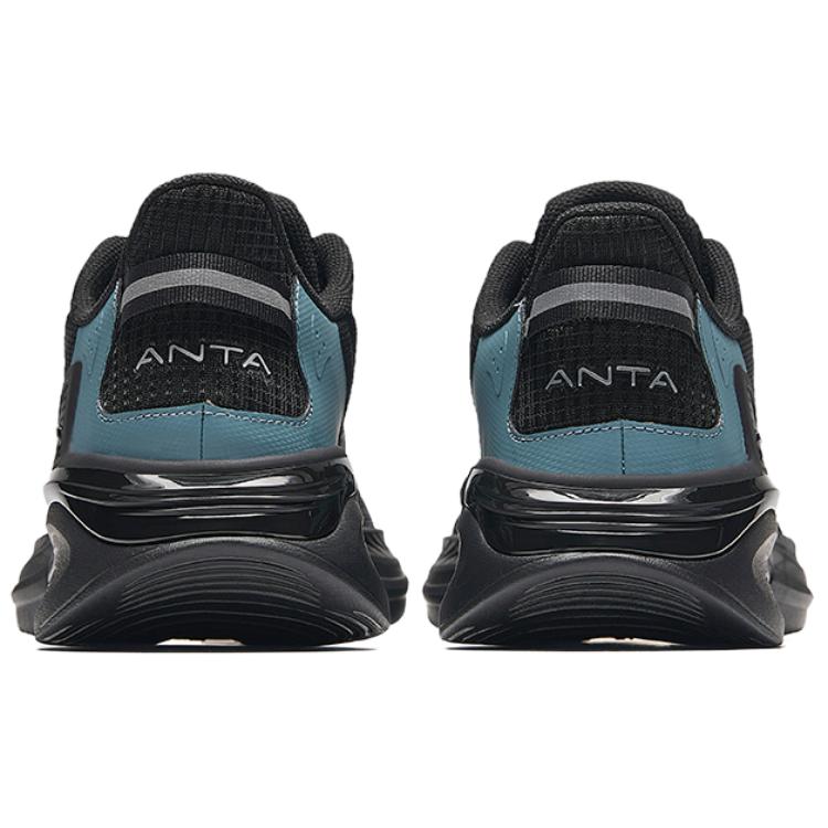 CHAOJIANTA Fabric Slip Resistant Abrasion Resistant Low top Casual Running Shoes Men’s Black Blue