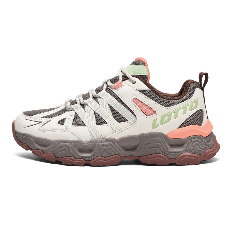LOTTO Cushioning Slip Resistant Abrasion Resistant Low top Functional Shoes Women’s Taupe