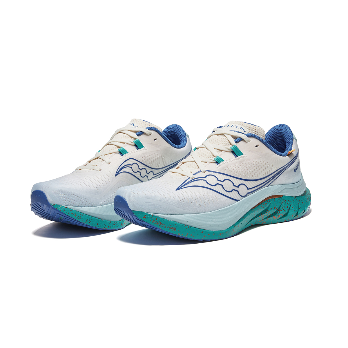 Saucony Endorphin Speed 4 Low top Running Shoes Men’s Beige Blue