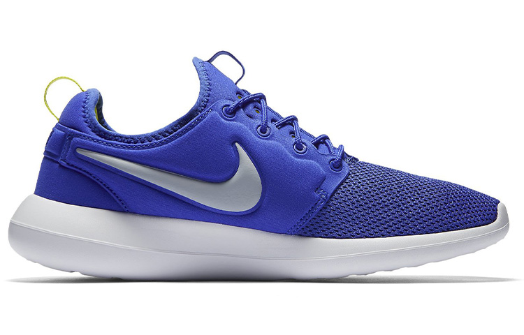 Мужские кроссовки Nike Roshe Two (сине-серебристые) — Синий / серебристый — фото 2