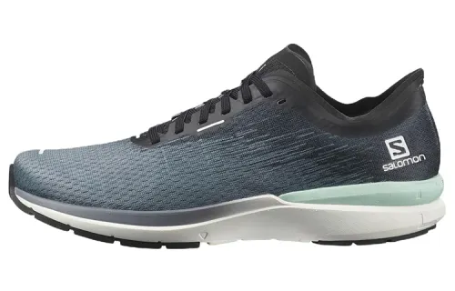 SALOMON Sonic 4 Comfortable Fabric Abrasion Resistant Low top Running Shoes Men's Black Gray