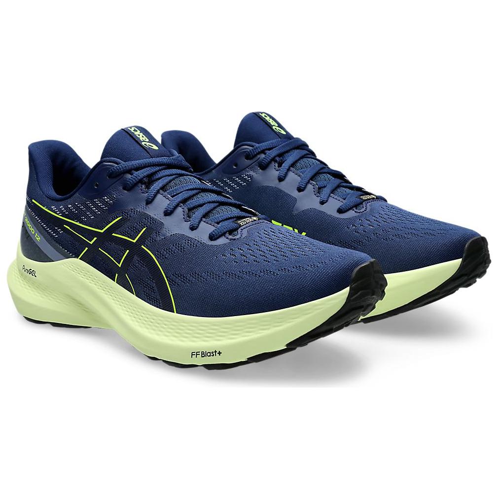 ASICS GT 2000 12 Gtx Blue Expanse Safety Yellow