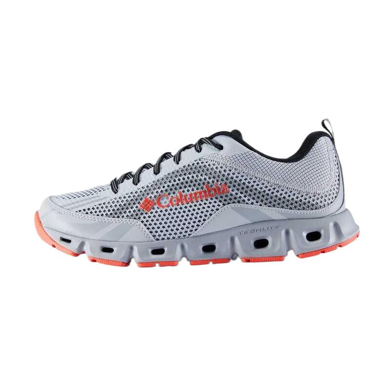 Columbia Strap Textile, Synthetic Leather Cushioning Support Low top Outdoor Shoes Men’s Gray