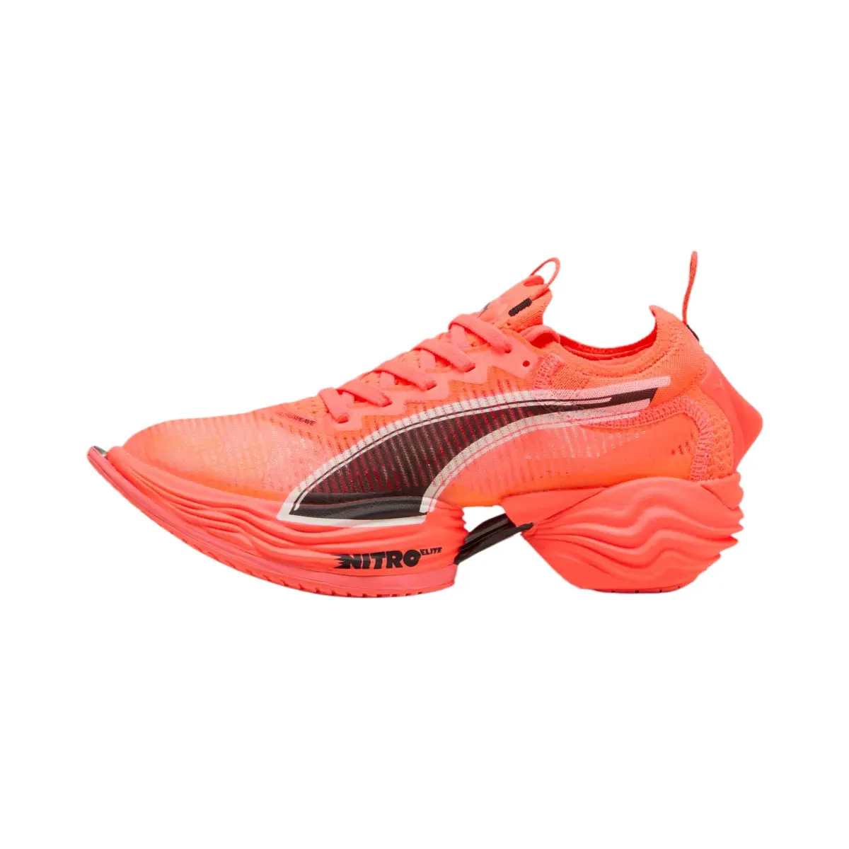 PUMA Slip Resistant Abrasion Resistant Low top Running Shoes Women's Orange