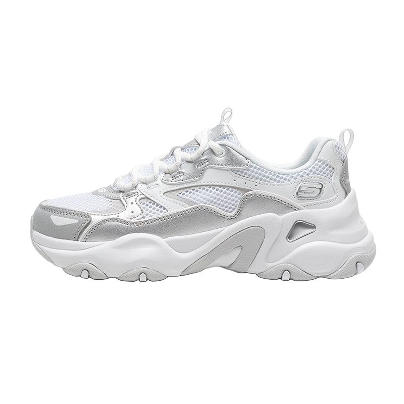 Женские кроссовки Skechers Skechers D'LITES 5.0 Y2K (белый/серебристый)