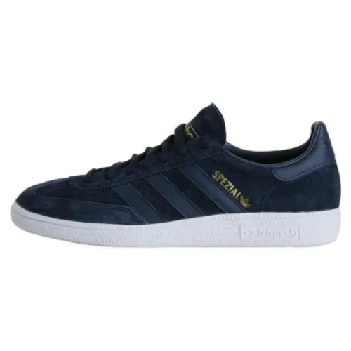 Adidas Originals Spezial Dark Navy Gold Thermal Slip Resistant Low top Skateboard Shoes Unisex Blue
