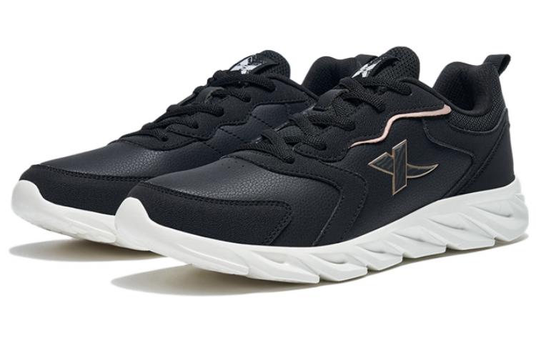 XTEP Comfortable Cushioning Slip Resistant Abrasion Resistant Lightweight Low top Running Shoes Women’s Black