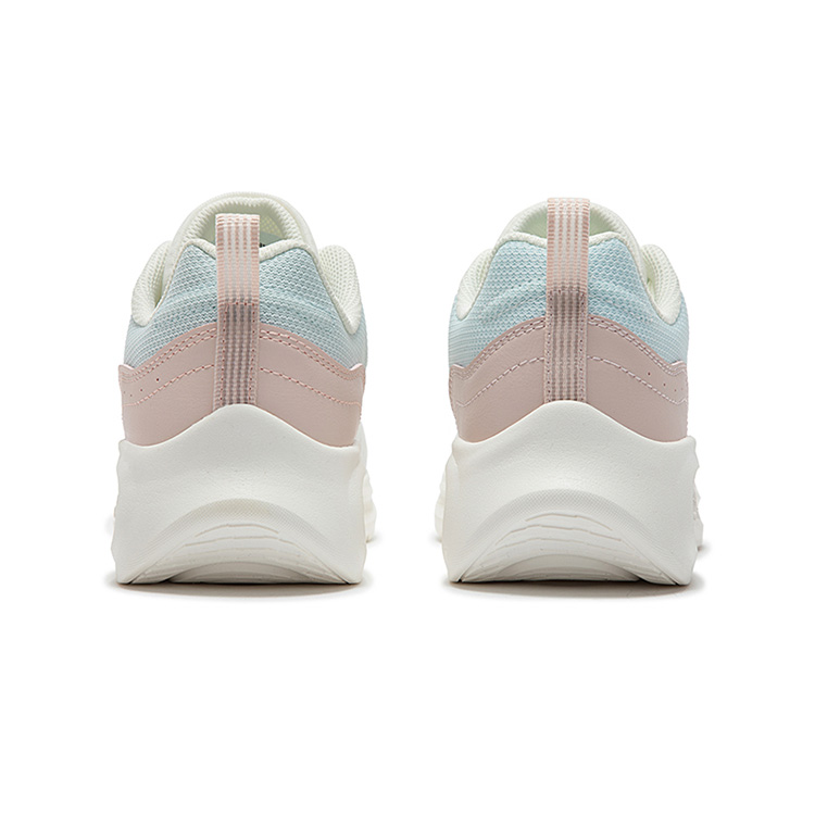 361° Slip Resistant, Abrasion Resistant, Breathable Low top Casual Running Shoes Women’s White Pink