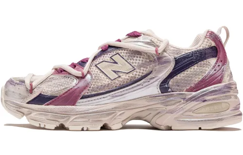New Balance NB 530 Slip Resistant, Abrasion Resistant, Breathable Casual Running Shoes Unisex Purple Beige