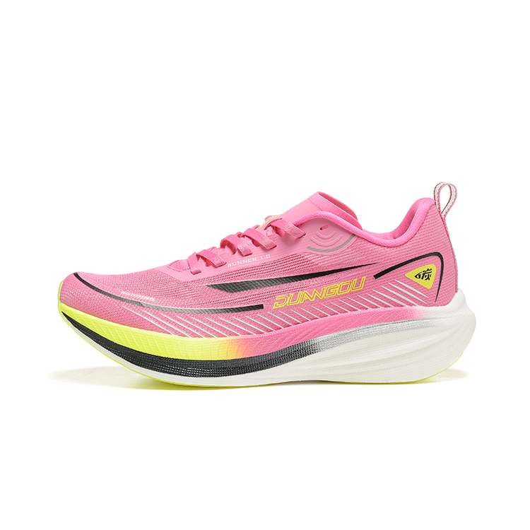 DUANGOU Cushioning Abrasion Resistant Breathable Lightweight Rebound Low top Sports Running Shoes Unisex
