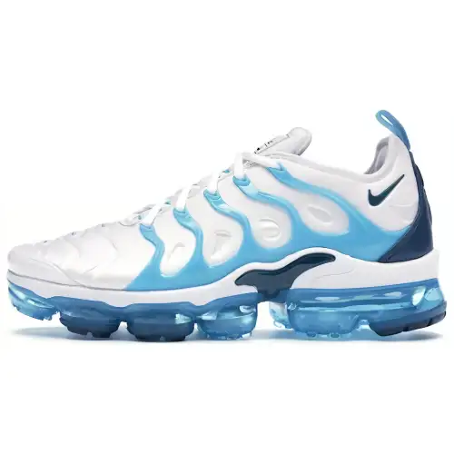 Nike Air VaporMax Plus White Blue Force Blue Fury