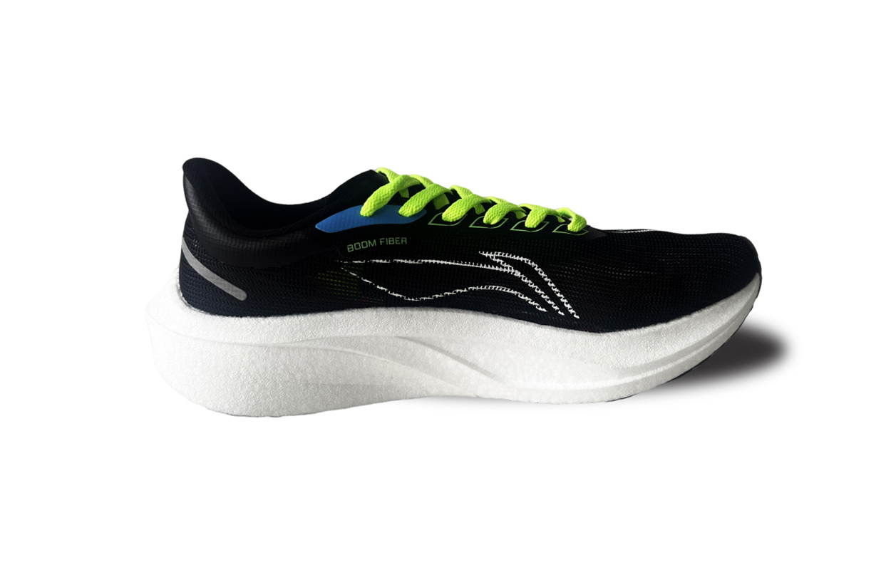 Li Ning Feidian 4 Challenger Cushioning Slip Resistant Lightweight Low top BOOM Technology Running Shoes Men’s Black