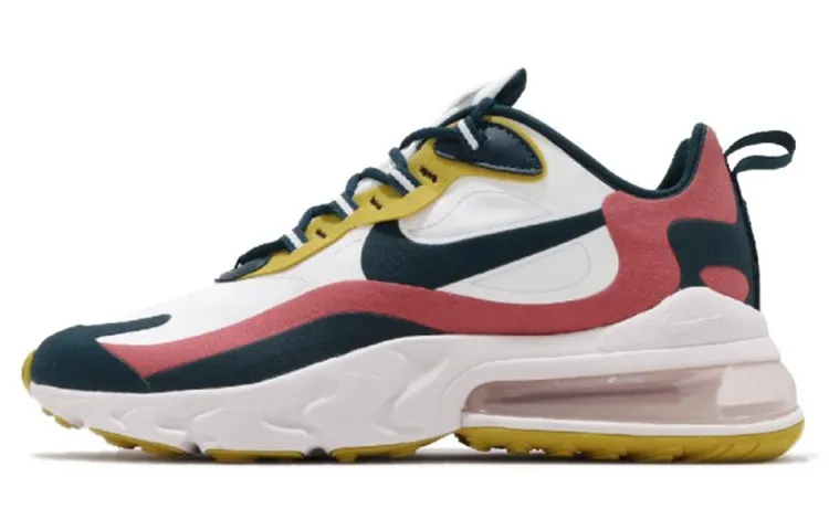 Nike Air Max 270 React White Turquoise Yellow