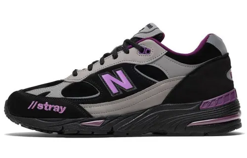 991 Stray Rats x 991 New Balance Made in England 'Black Purple'