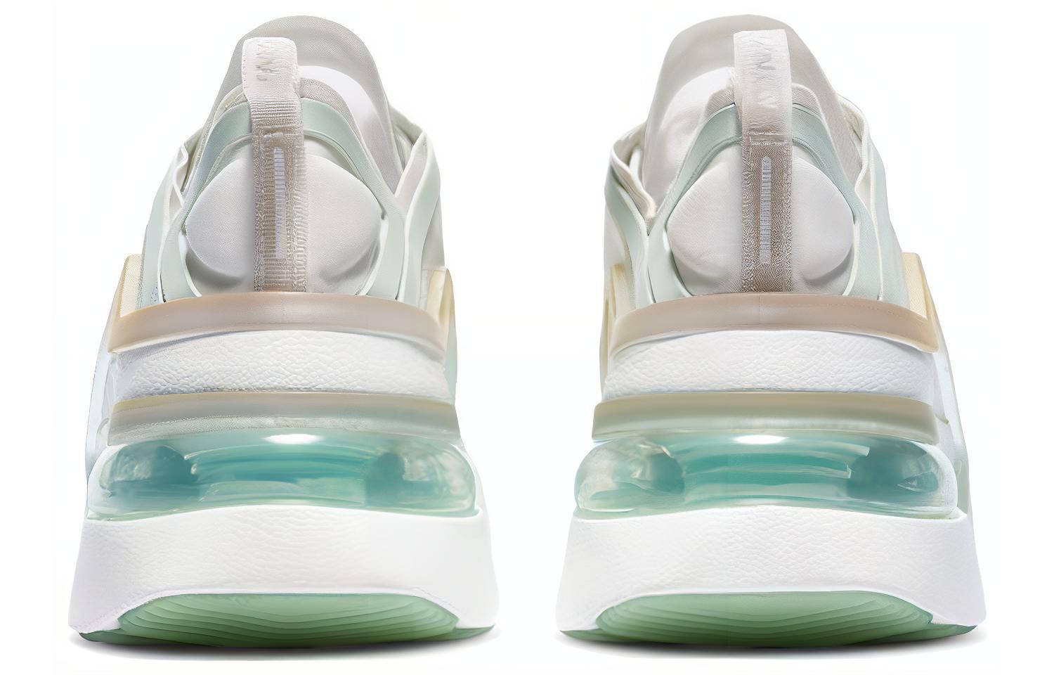 Женские кроссовки Nike Air Max 270 (светло-зелено-белые) — Светло-зелёныйбелый — фото 5
