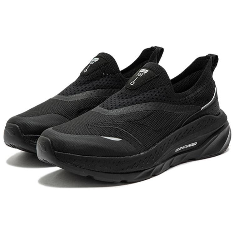 361° Fiery 3 Fabric Cushioning Slip Resistant Low top Casual Running Shoes Unisex Black
